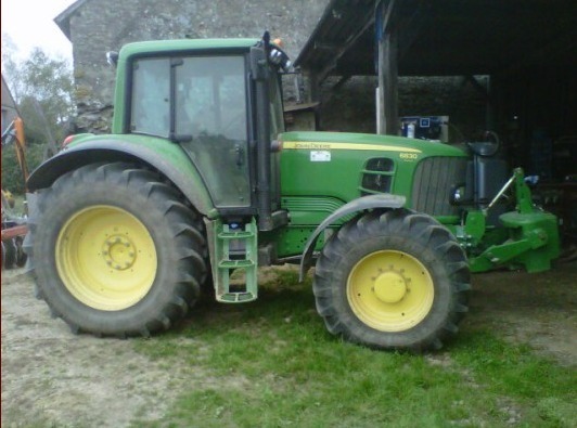 tracteur agricole   john deere 6830 premium