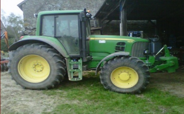 Tracteur agricole : John Deere 6830 Premium